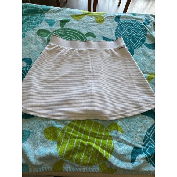 Adidas Club Skirt Skort White GOLF TENNIS Aeroready Primegreen Womens XL - Picture 6 of 10